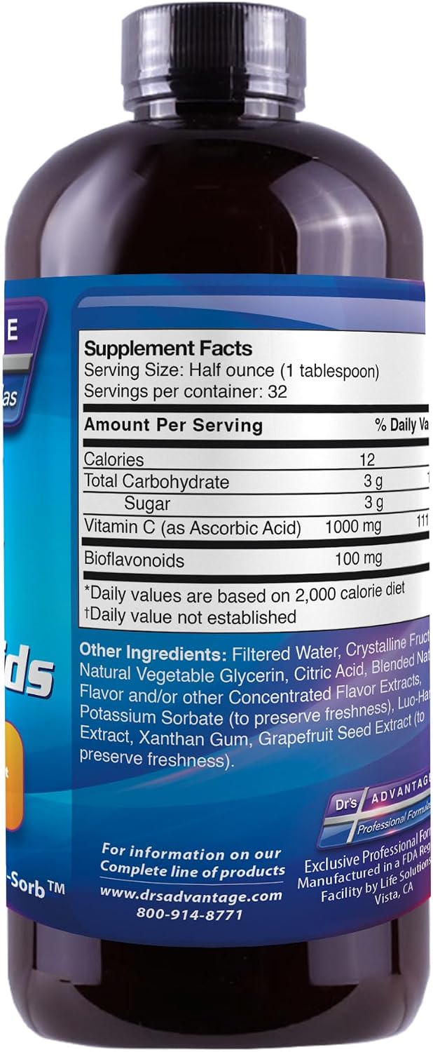 Liquid Vitamin C + Bioflavonoids 16oz - görsel 2