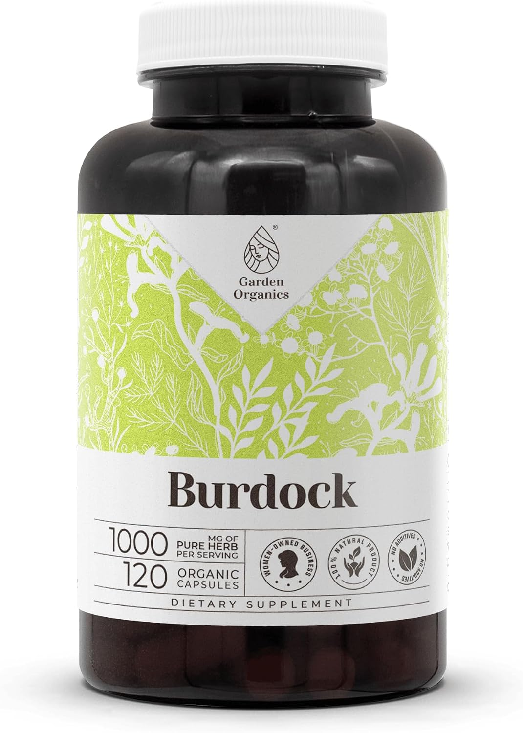 Garden Organics Burdock Root 60 Capsules – High-Potency Herbal Supplement - görsel 6