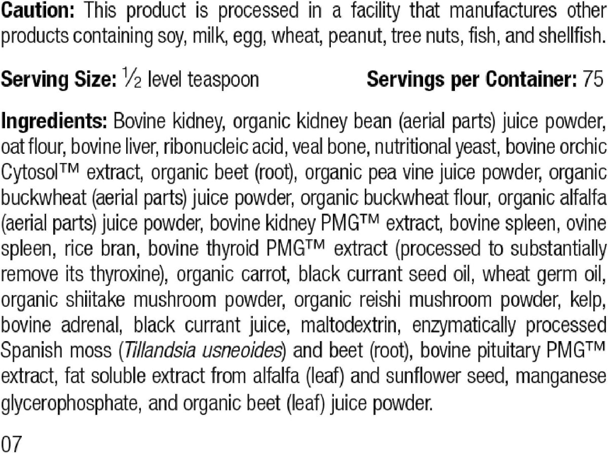 Standard Process Canine Renal Support – Dog Supplement for Kidney, Liver & Heart Health, 110 g Powder - görsel 2