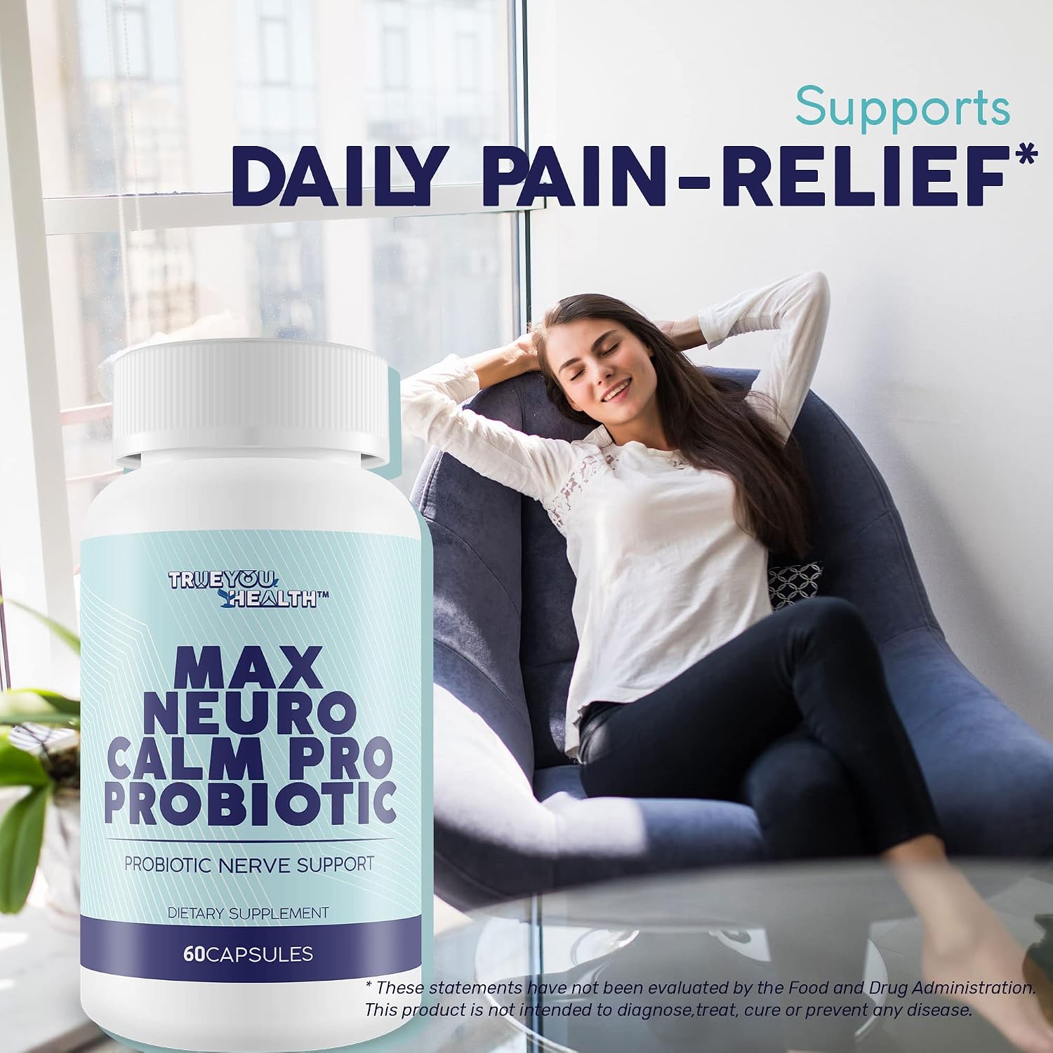 Max Neuro Calm Pro Probiotic - 40 Billion CFU Premium Formula - görsel 5