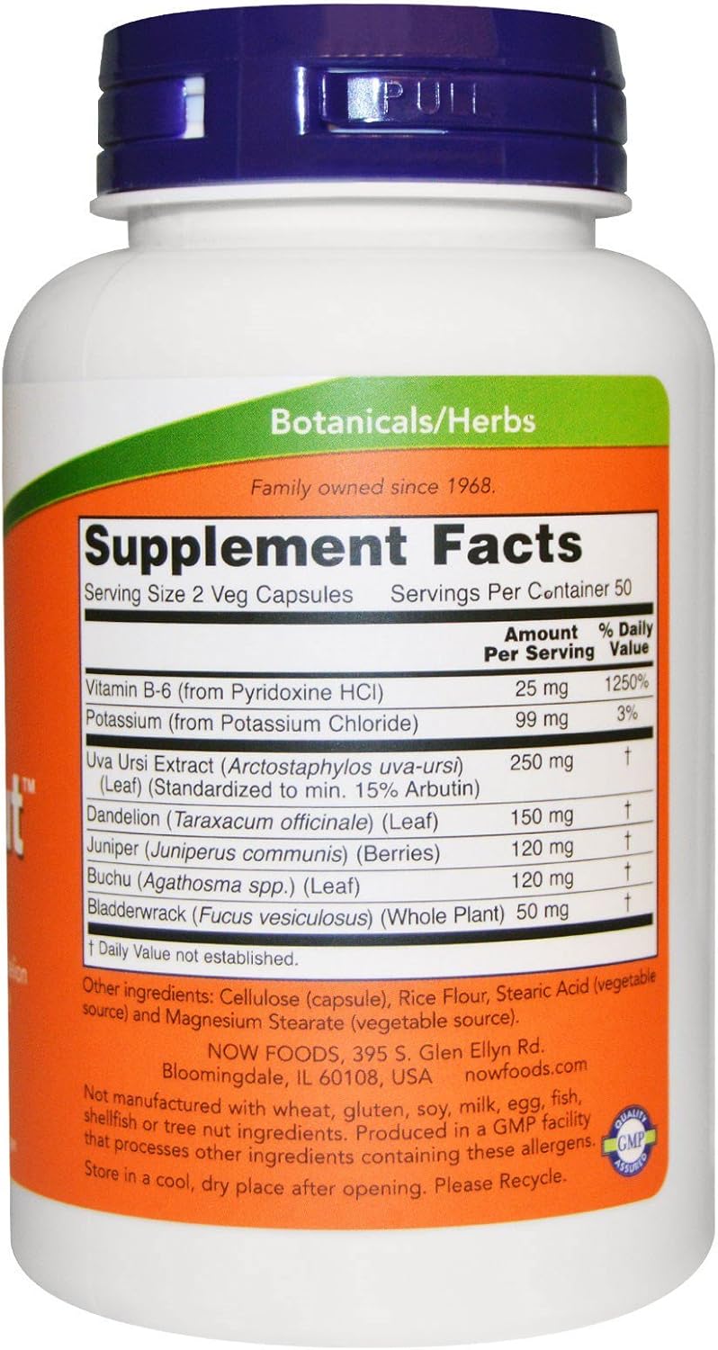 Now Foods Water Out, Fluid Balance, 100 Veggie Capsules (Pack of 2) - görsel 2