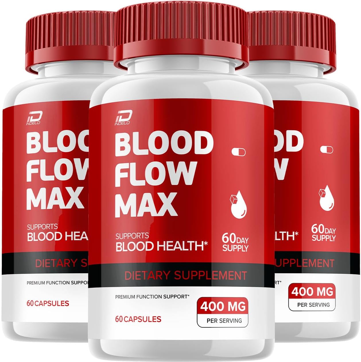 Blood Flow Max Capsules - Advanced Formula for Overall Wellness (3 Pack, 180 Capsules) - görsel 1