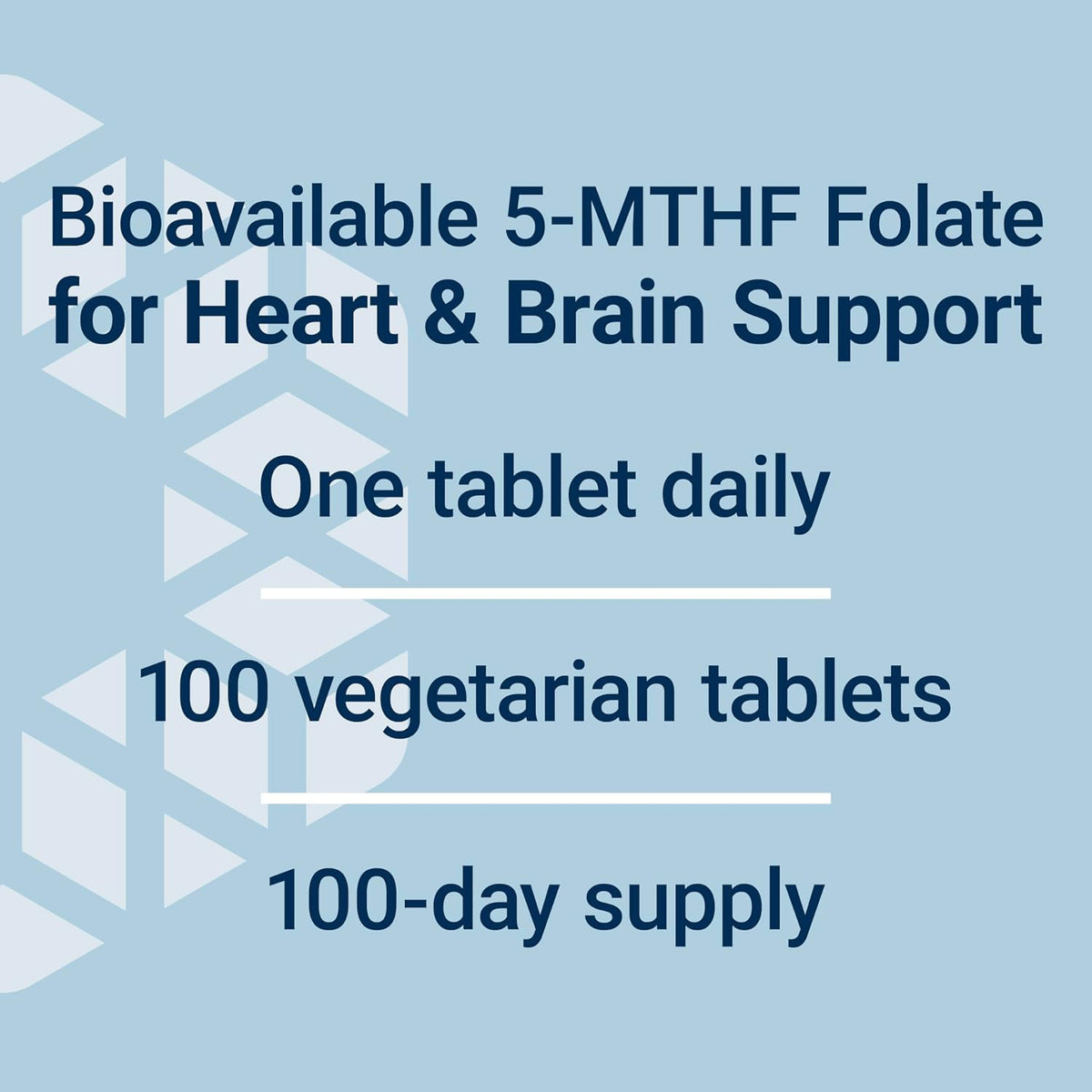 Life Extension Optimised Folate – L-Methylfolate – Heart & Brain Support, Healthy Homocysteine Levels – 1700 mcg DFE, 100 Vegetarian Tablets - görsel 5