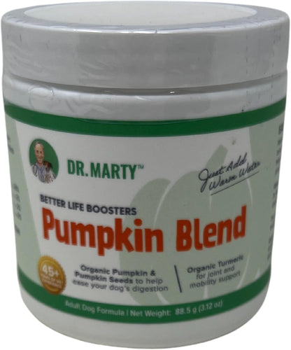Dr. Marty Better Life Boosters Pumpkin Blend Dog Supplement (3.17 oz)