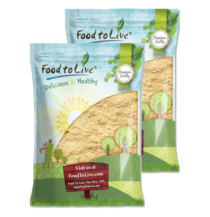 Food to Live Yellow Maca Powder, 1.81 kg (4 lb) – Raw Ground Maca Root, Vegan, Kosher, Keto, Non-Gelatinised, Bulk