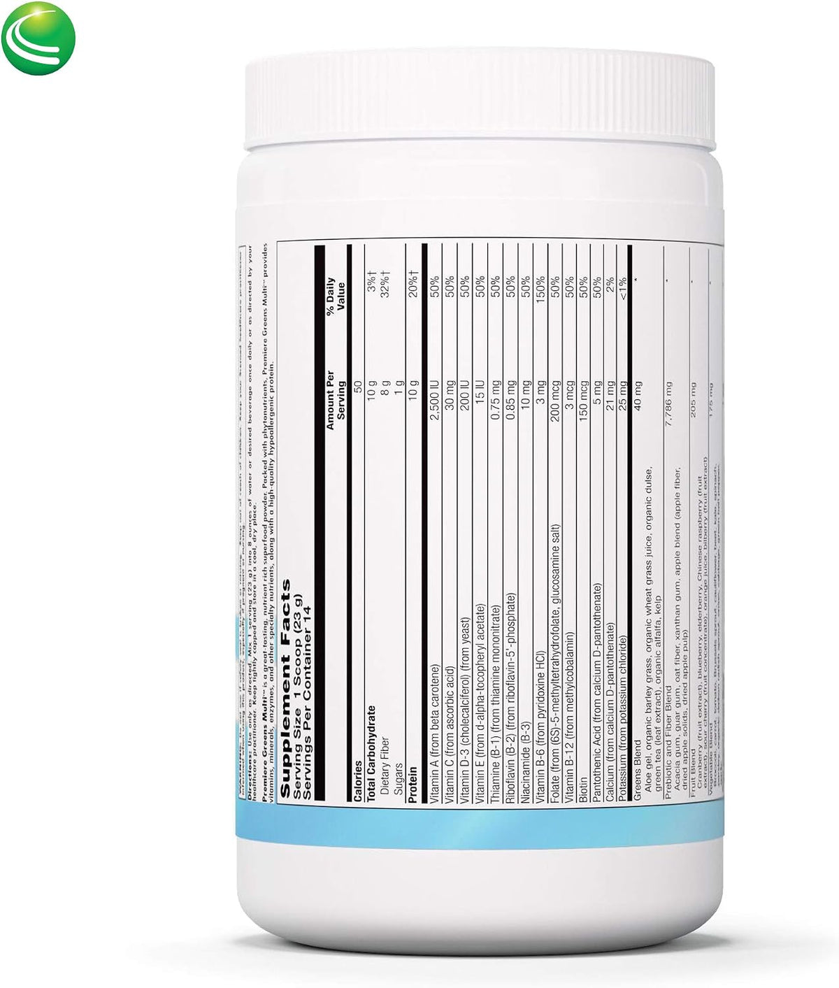 BioGenesis Premiere Greens Multi Fine Powder, Vanilla Berry Flavour, 392 g - görsel 2