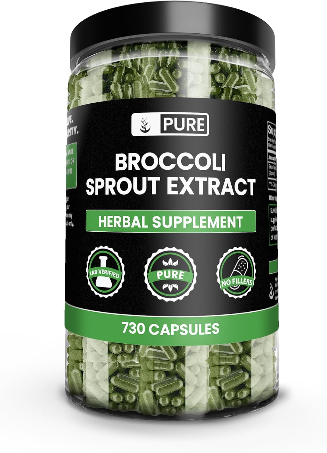 PURE ORIGINAL INGREDIENTS Broccoli Extract (365 Capsules) – No Fillers, Lab Verified - görsel 6