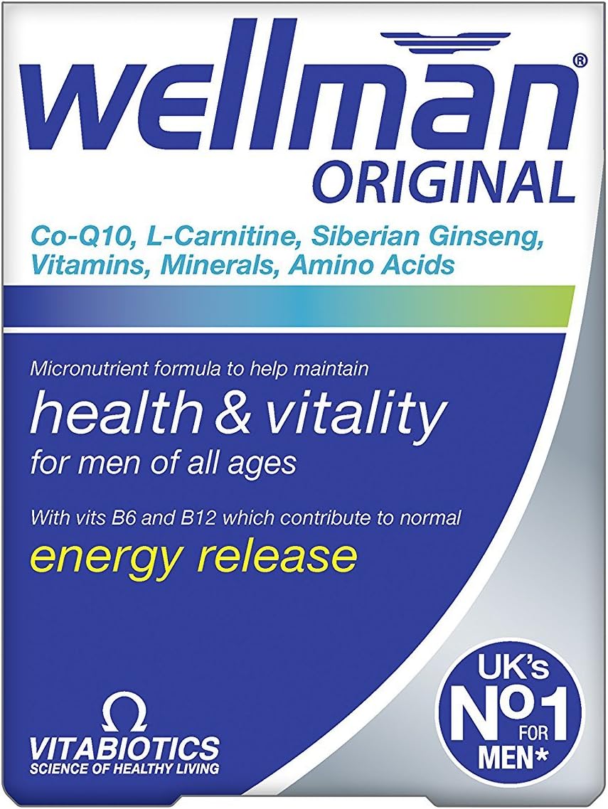 Vitabiotics Wellman Original Men's Multivitamin - Pack of 4 - görsel 1