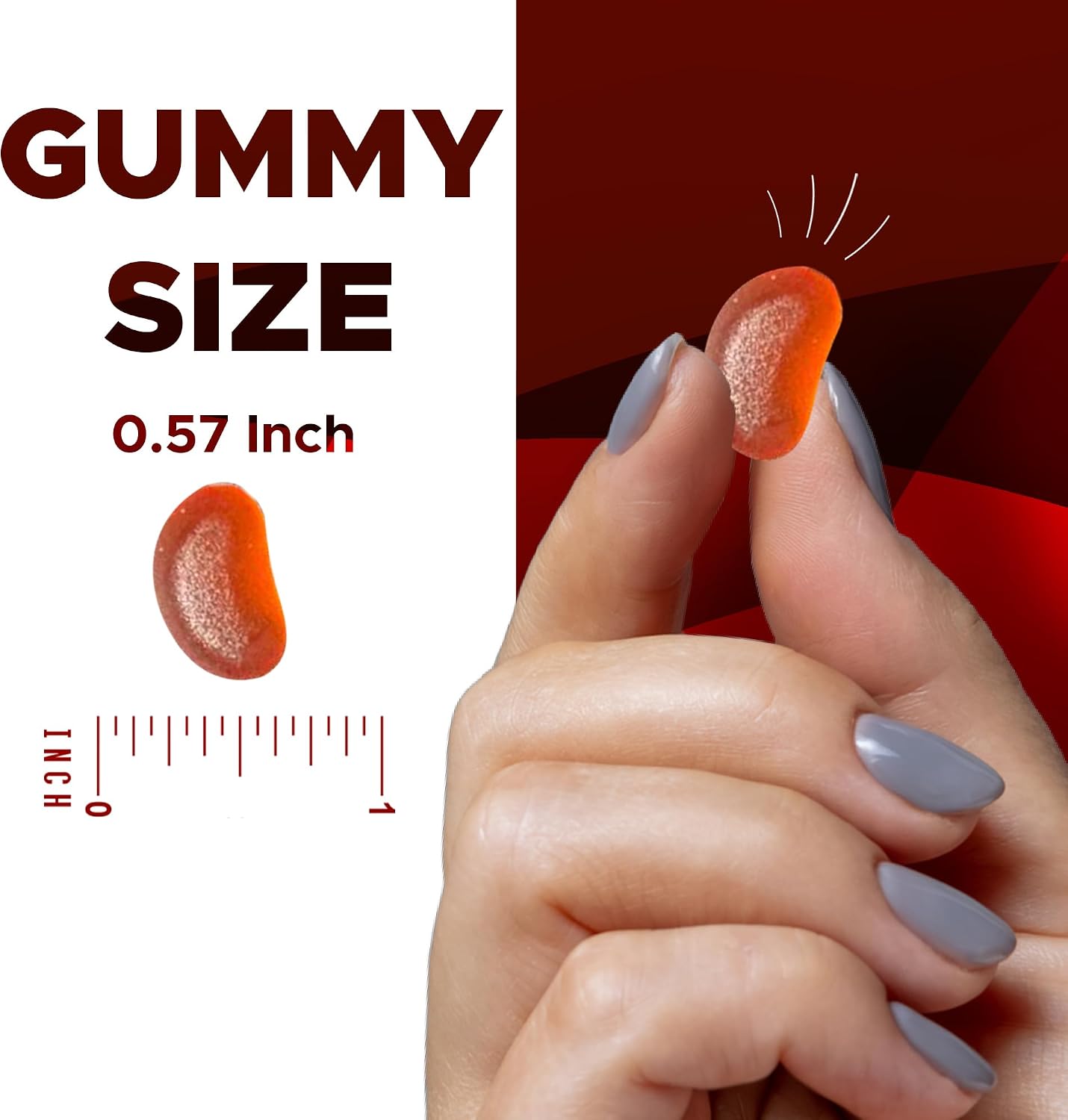 Vitamatic Vitamin A 25,000 IU Gummies – Sugar-Free Retinyl Palmitate – 1 Daily Gummy, 120 Servings – Natural Strawberry Flavour – Pectin Based – 120 Count - görsel 7