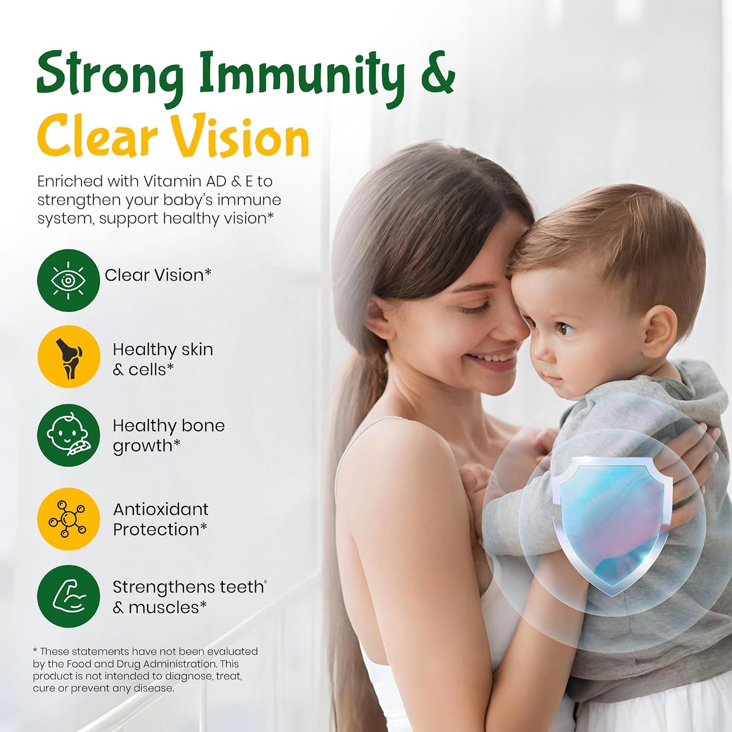 Kiddivit Baby Vitamin A & D Liquid Drops with Vitamin E - görsel 6