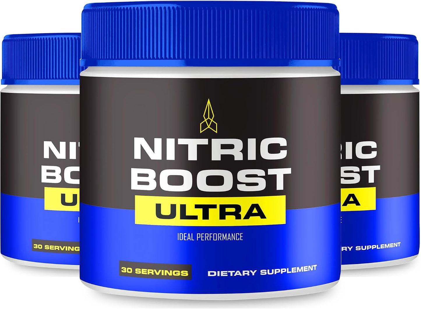 Nitric Boost Ultra Powder - Original Formula for Energy and Blood Flow Support, Maximum Strength (3 Pack) - görsel 1