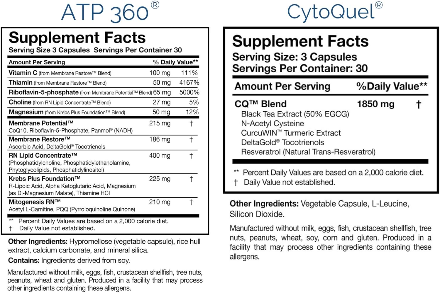 Researched Nutritionals Foundation Kit - Tri-Fortify Liposomal Glutathione (450mg) Watermelon Flavour, Transfer-Factor Multi Immune, ATP 360 & CytoQuel - görsel 3