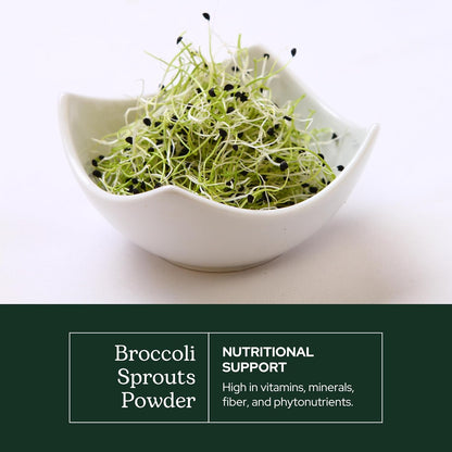 Eclectic Herb – Broccoli Sprouts Powder, Organic, Freeze-Dried, 122g