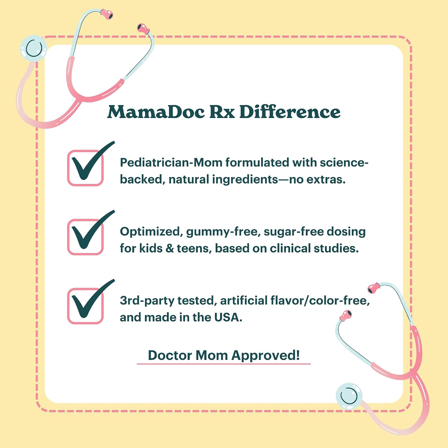 MamaDoc Rx Certified Organic Children & Teens Vitamin D3 Chewables - 800 IU - Sugar Free - Vegan - görsel 7