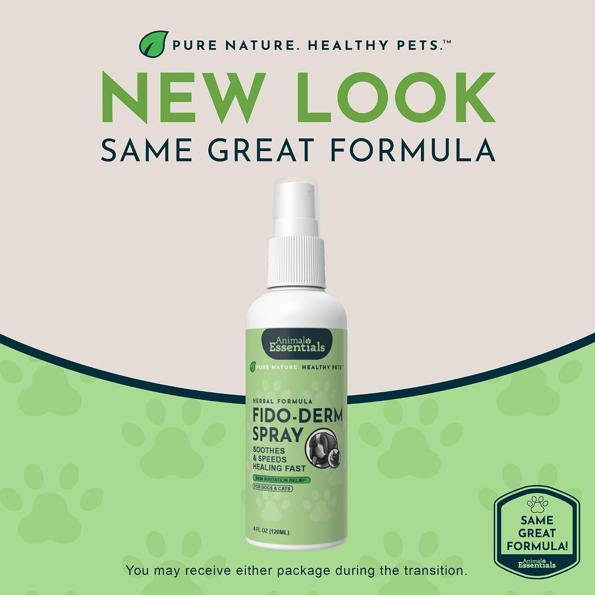 Animal Essentials Fido-Derm Herbal Skin Spray for Dogs, Cats & Horses – Natural Itch Relief and Hot Spot Care, 118 ml - görsel 2