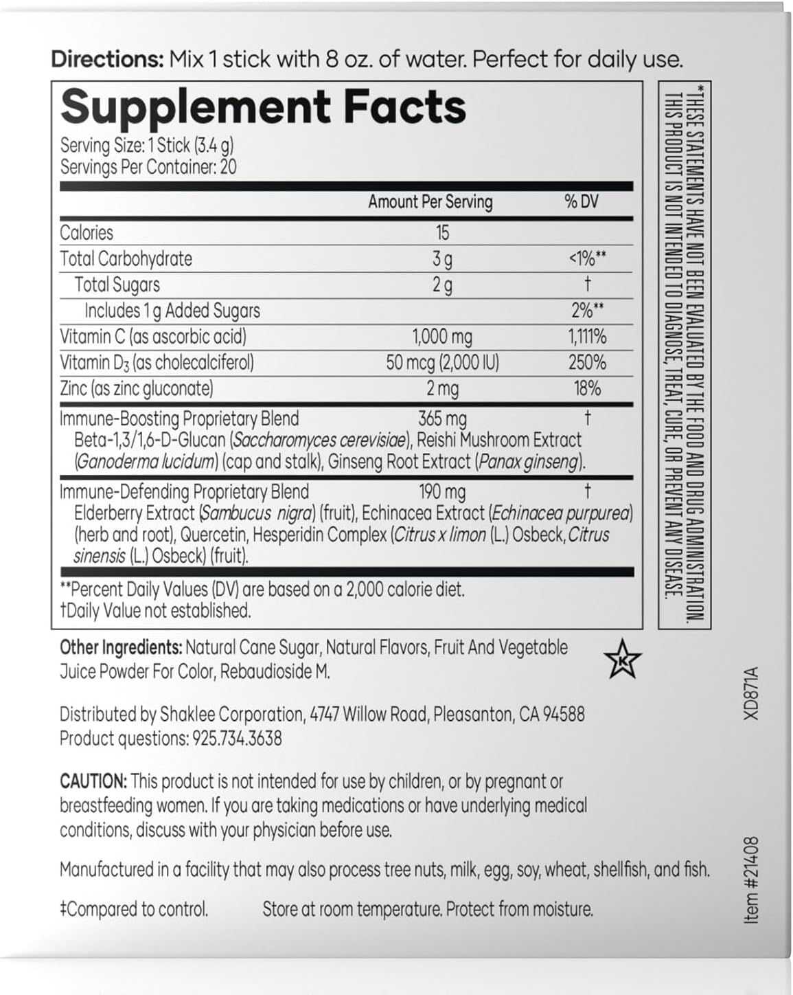 Shaklee - Triple Defence Boost - 20 Servings - görsel 2