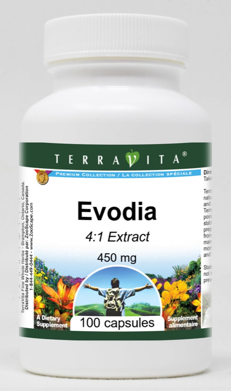Evodia 4:1 - 450 mg (100 Capsules, ZIN: 520057) - görsel 1
