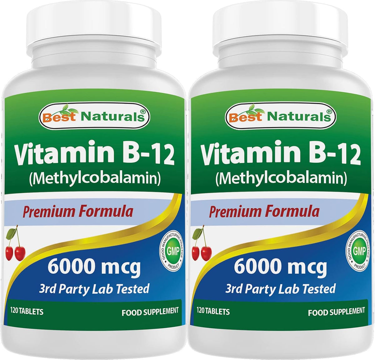Best Naturals Vitamin B12 6000 mcg, 120 Tablets - görsel 8