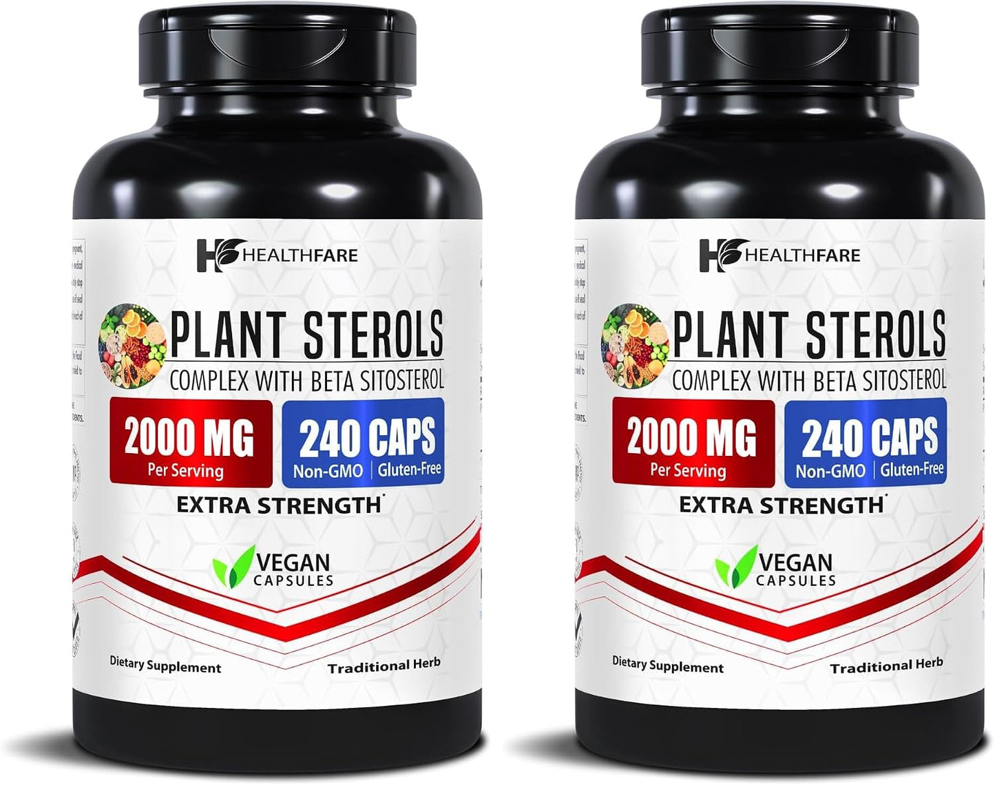 Healthfare Plant Sterols Capsules | 240 Vegan Capsules | Beta Sitosterol & Phytosterol Complex - görsel 7