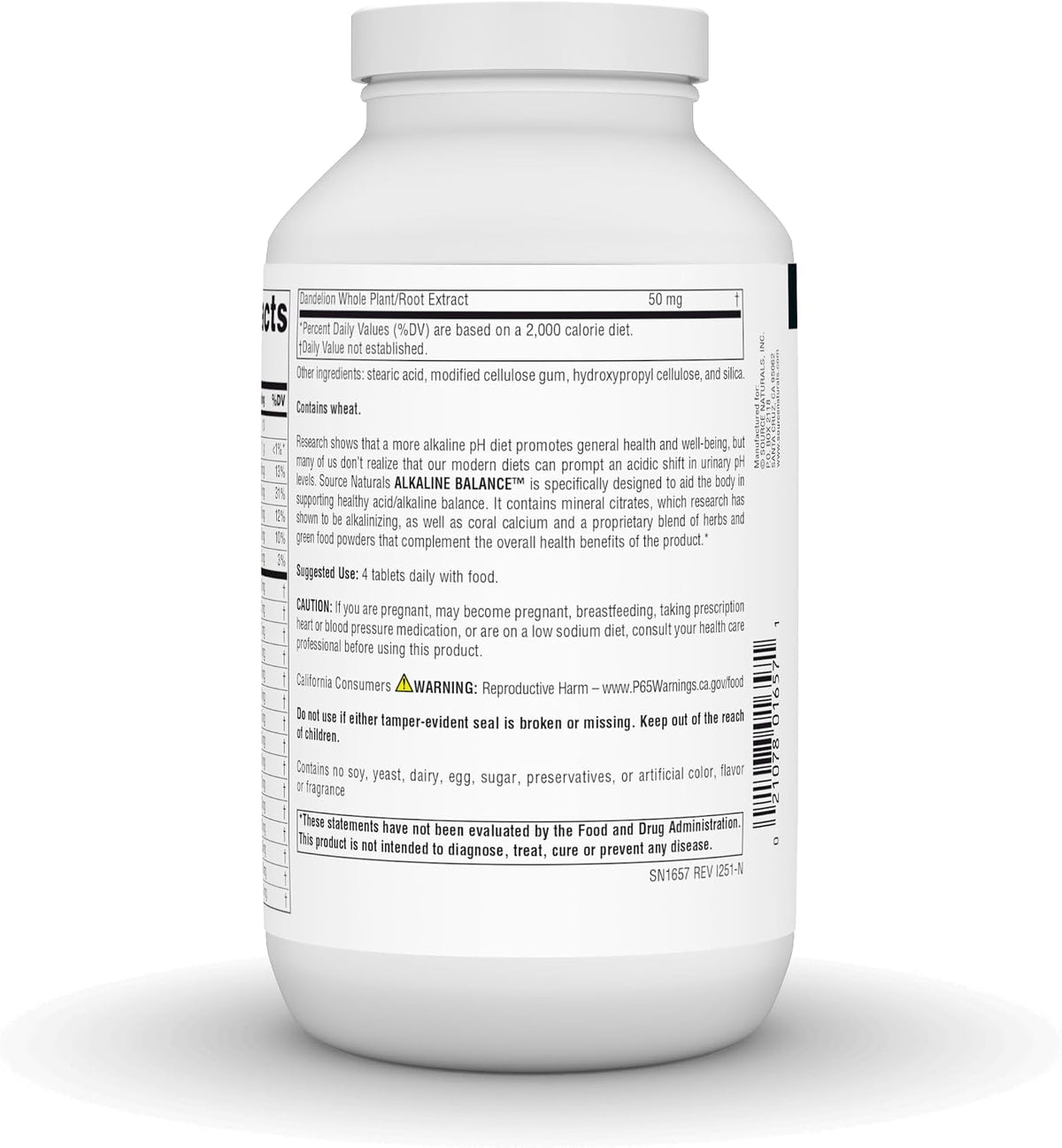 Source Naturals Alkaline Balance to Support pH Balance* - 240 Tablets - görsel 4
