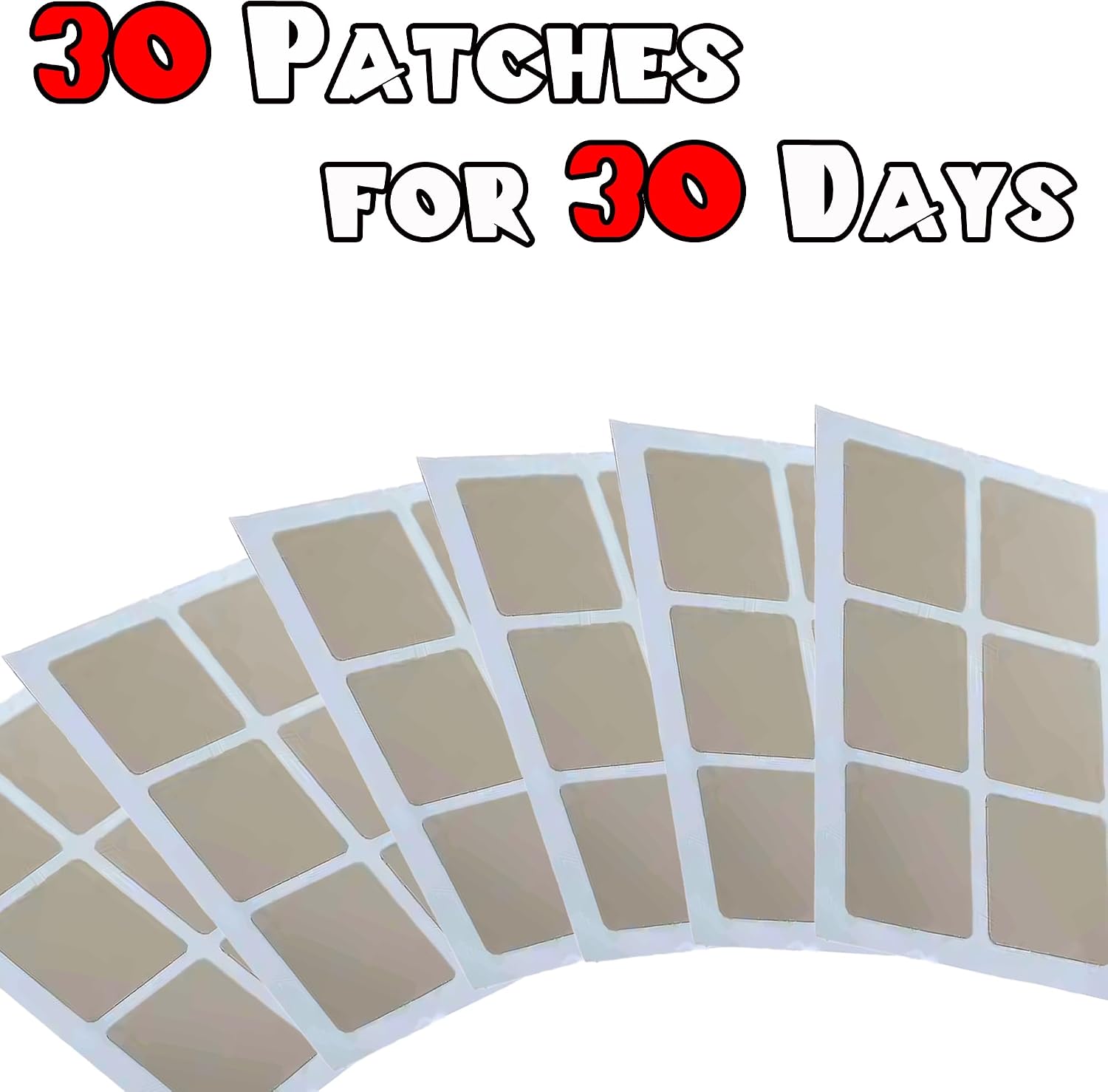 BUONVEZZO Energy Patches (30 Pack) | Plant-Based, Water-Resistant | Natural Ingredients for Focus, Mood & Energy - görsel 2