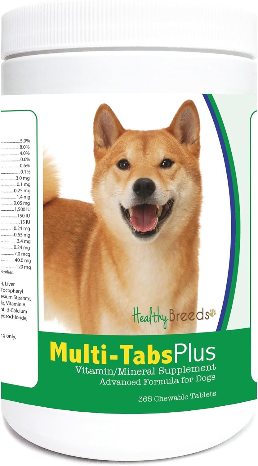 Healthy Breeds Shiba Inu Multi-Tabs Plus Chewable Tablets, 365 Count - görsel 1