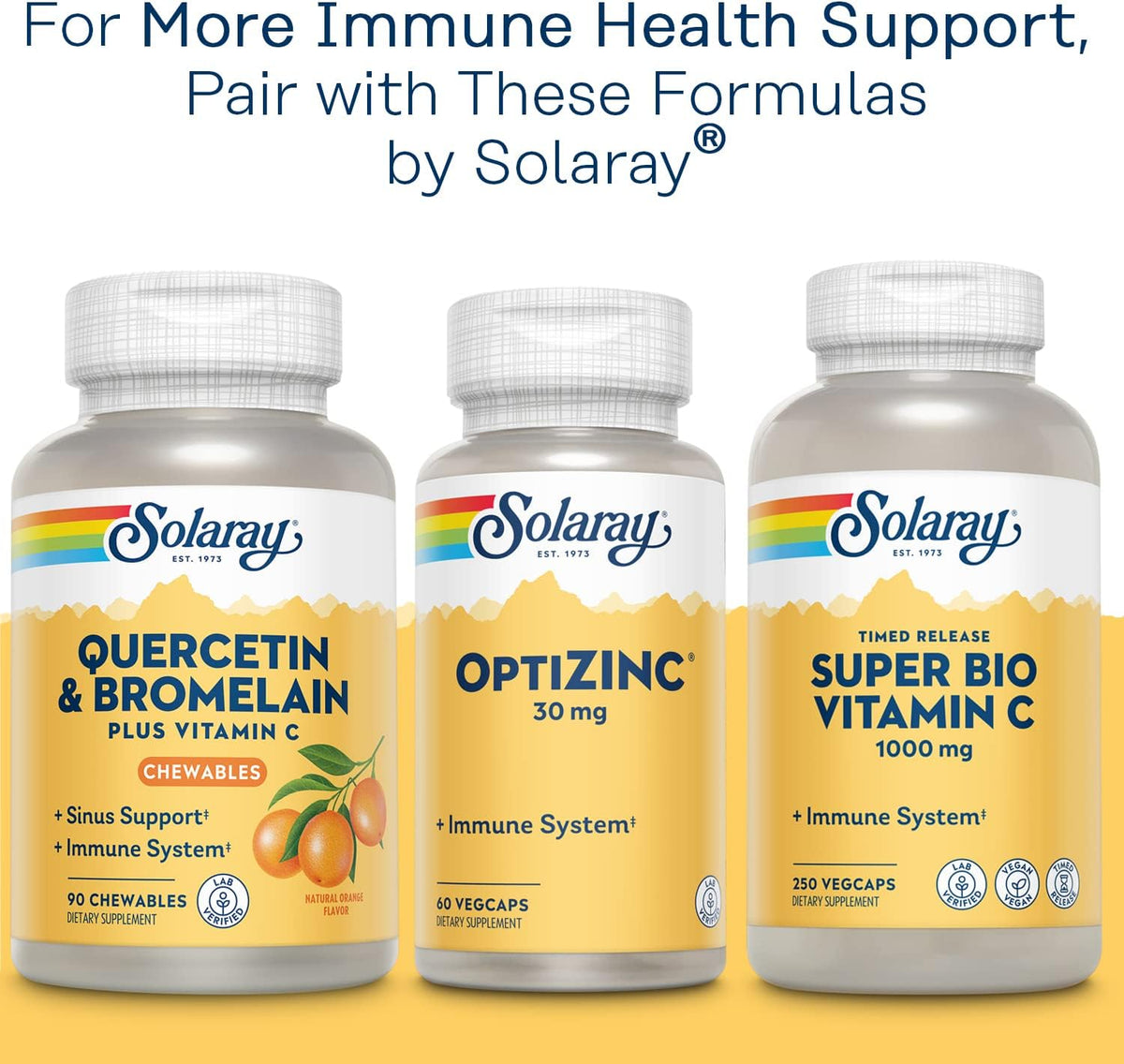 SOLARAY EMIQ Activated Quercetin – Sinus, Respiratory and Immune Support (30 Vegan Capsules) - görsel 7