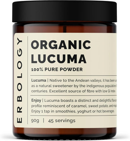 Erbology Organic Lucuma Powder (90g, 45 Servings)