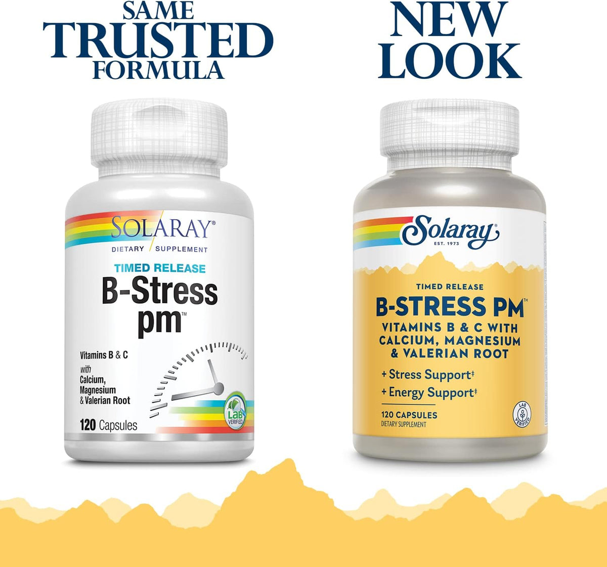 SOLARAY B-Stress P.M. | 120 Capsules - görsel 2