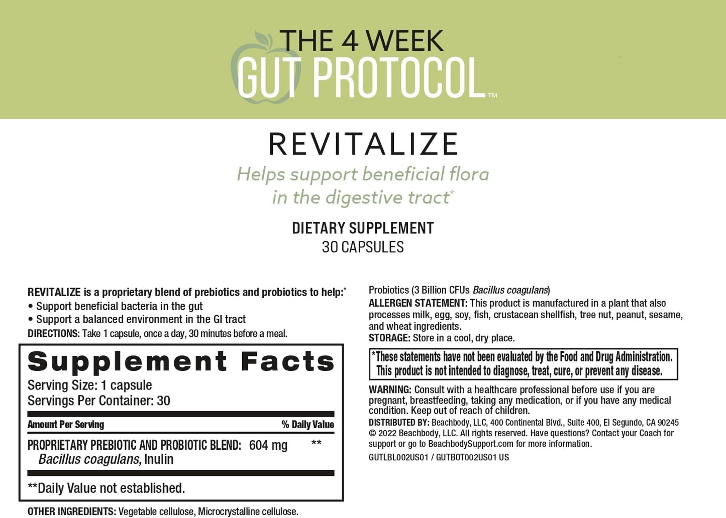 BODi Gut Health Supplements - 4 Week Gut Programme Revitalise & Optimise - Probiotic & Enzyme Blend for Digestive Health for Women & Men - 3 Billion CFUs Bacillus coagulans - Vegetable Capsules - görsel 2