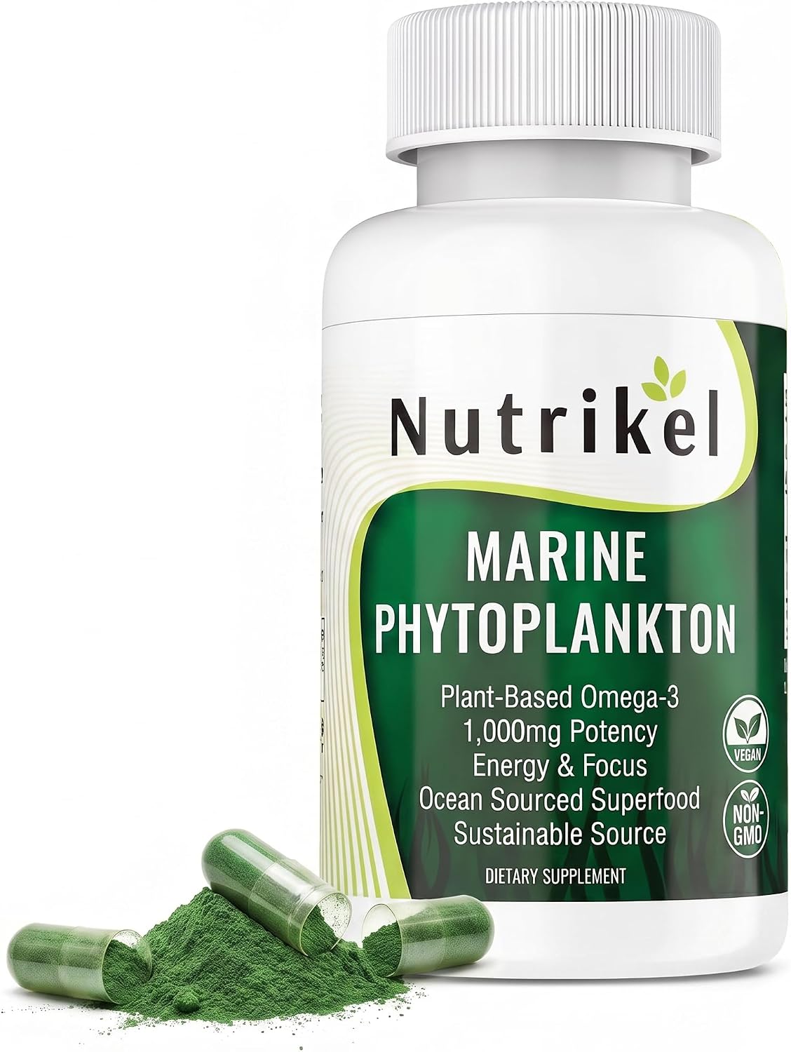 Marine Phytoplankton Omega-3 Supplement – Plant-Based Algae Capsules for Energy, Focus and Cellular Support - görsel 1