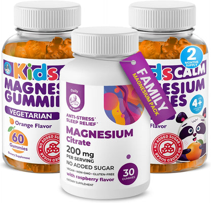 DR. MORITZ Children's Magnesium Gummies and Multivitamin Gummies Bundle