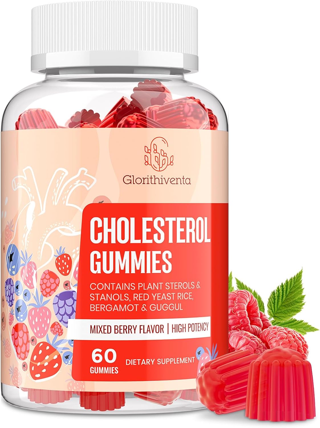 Plant Sterols & Stanols Supplement, Mixed Berry Flavour, 120 Tablets - görsel 9