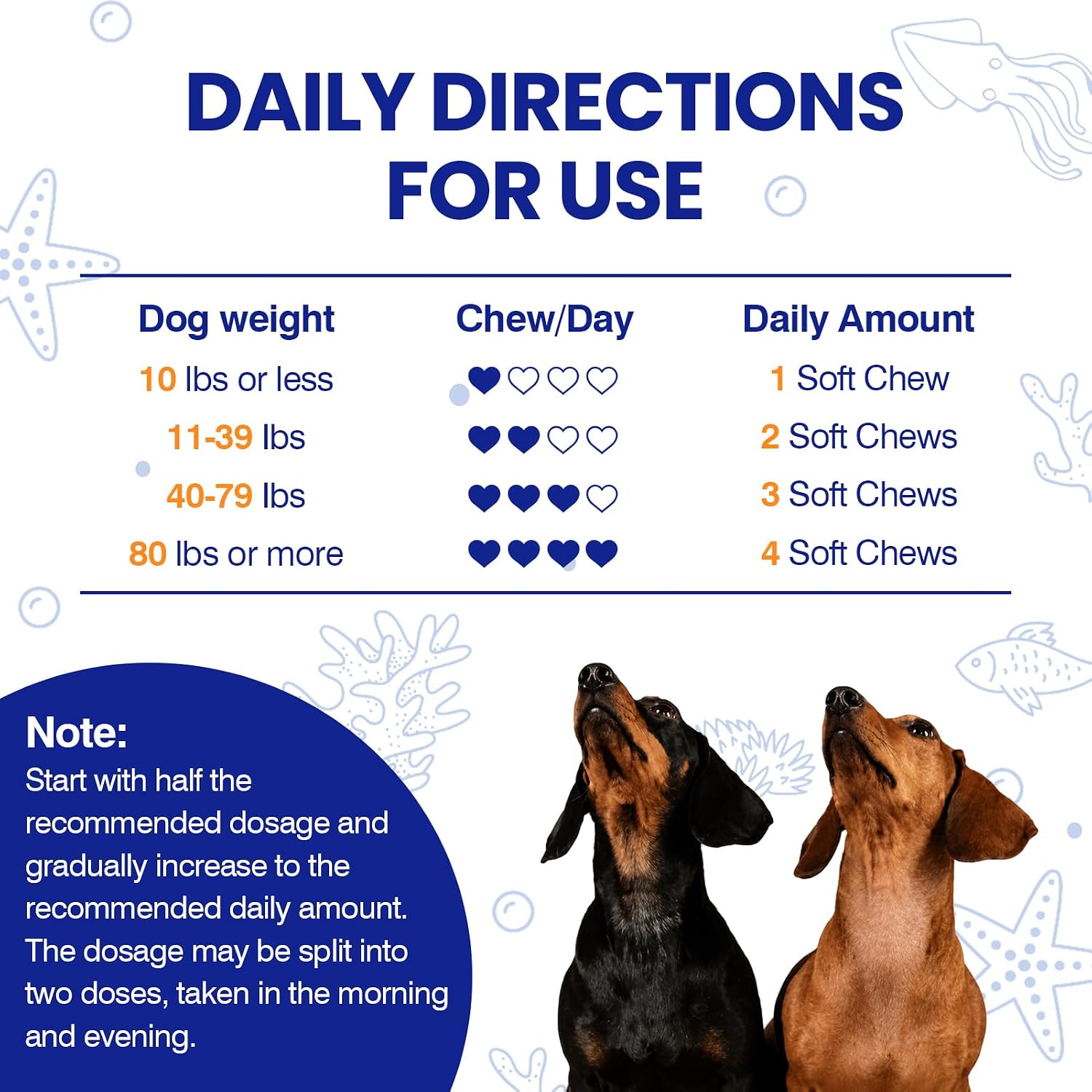 TTLXBL Omega-3 Fish Oil Supplement for Dogs – 200 Skin & Coat Chews with EPA & DHA - görsel 7
