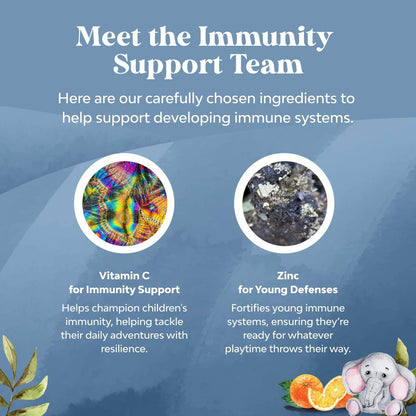 Children's Immunity Support Gummies – Vitamin C, Zinc & Echinacea Immune Booster