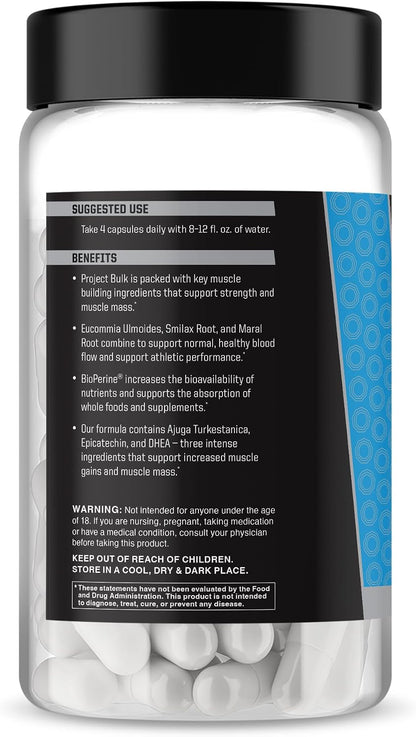 Anabolic Warfare Project Bulk - Mass-Building Formula for Strength and Muscle Definition