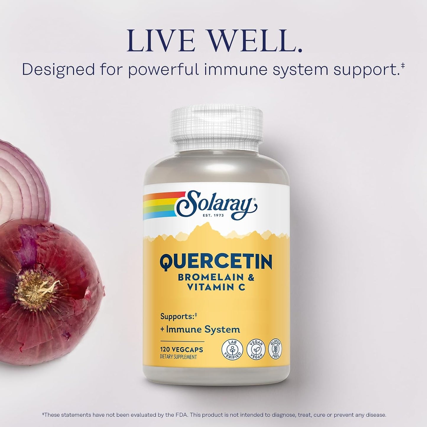 SOLARAY QBC Plex – Quercetin, Bromelain & Vitamin C Supplement - görsel 3