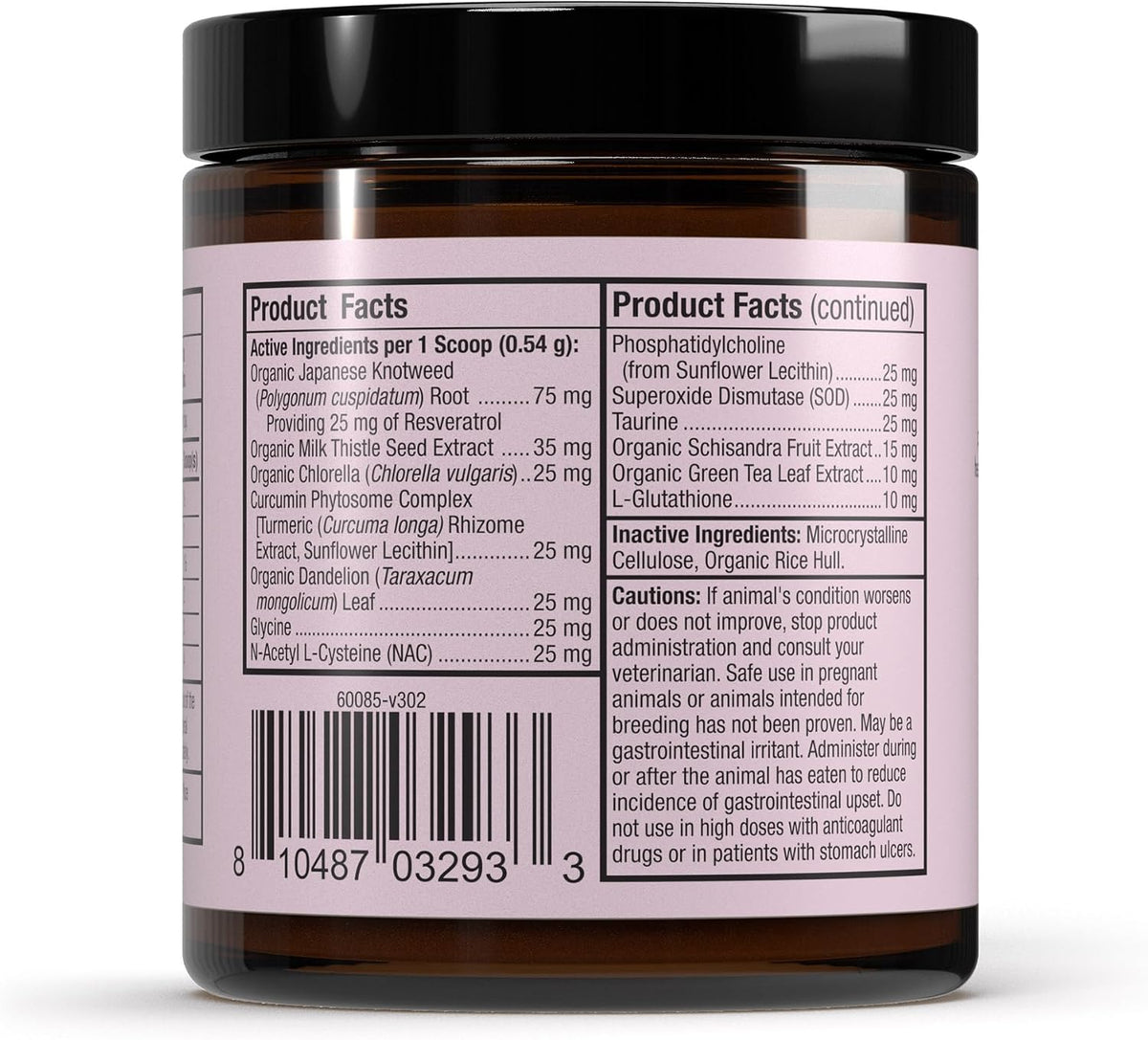 Bark & Whiskers Detox Support - Helps Support Healthy Liver & Kidney Function - Herbal Blend with Organic Milk Thistle & Green Tea - 51 g - görsel 2