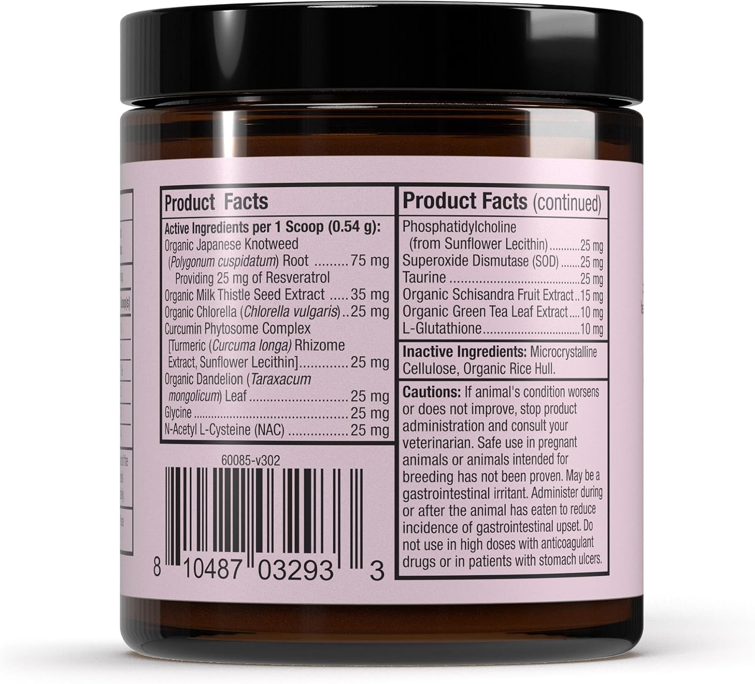 Bark & Whiskers Detox Support - Helps Support Healthy Liver & Kidney Function - Herbal Blend with Organic Milk Thistle & Green Tea - 51 g - görsel 2
