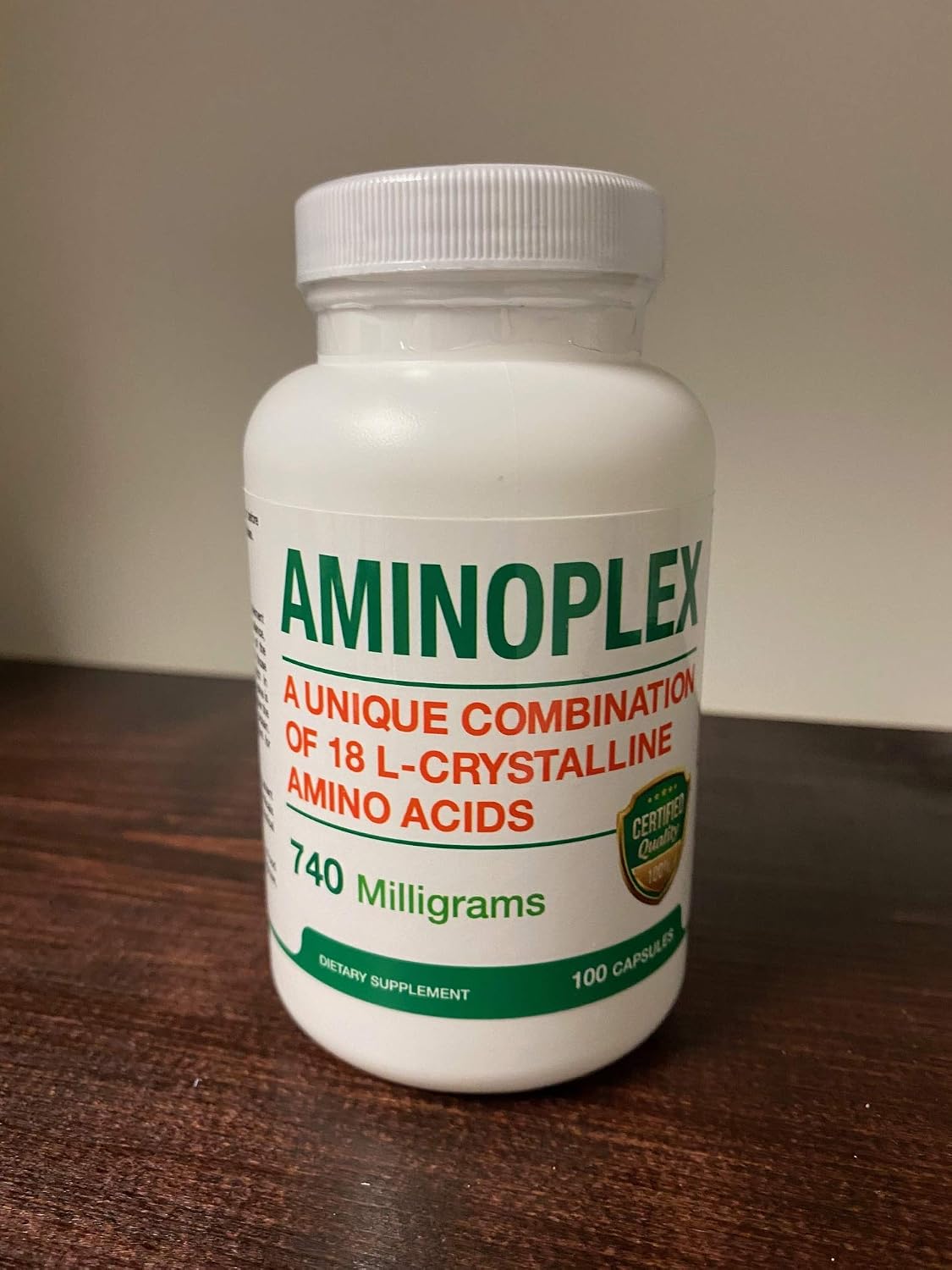 AminoVirox AMINOPLEX 740mg – Amino Acid Supplement for Metabolic Support (100 Capsules) - görsel 4