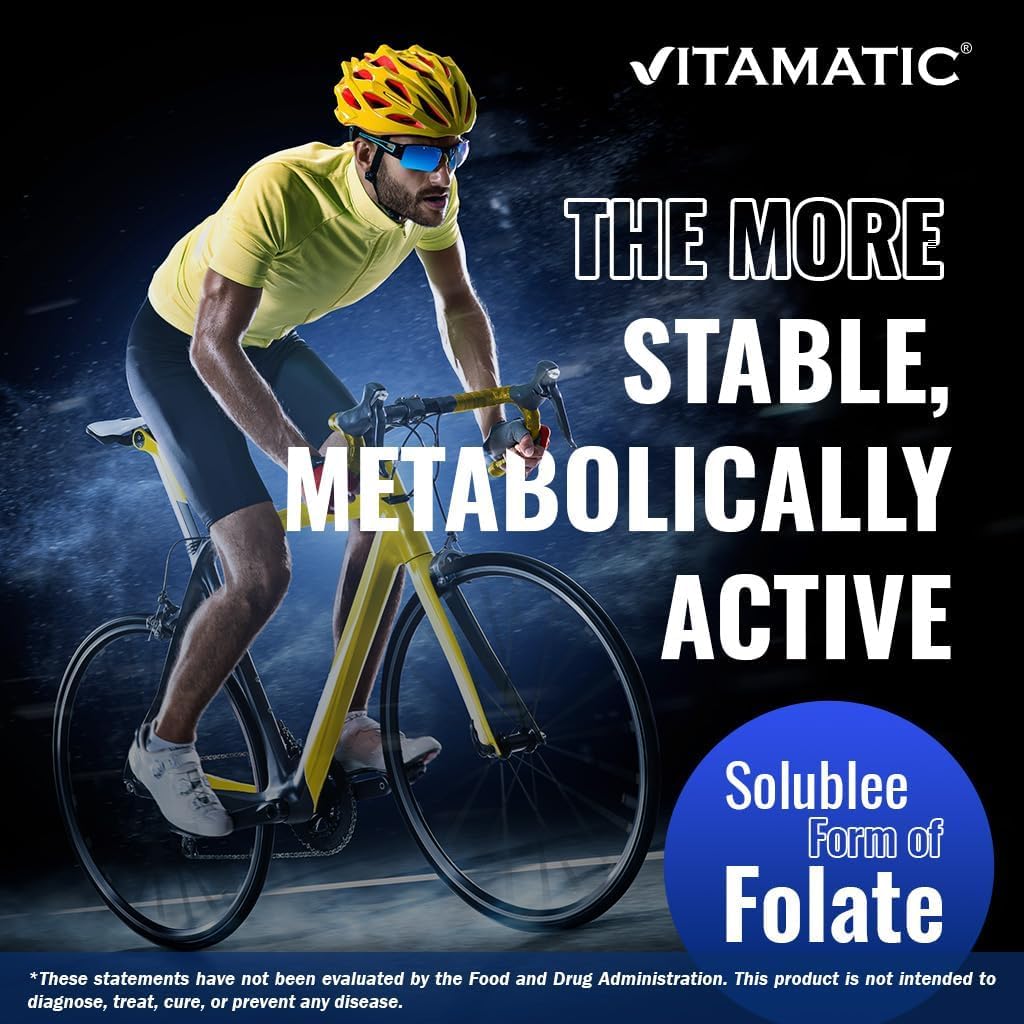 Vitamatic Methyl Folate 15mg – 120 Vegetable Capsules - görsel 5