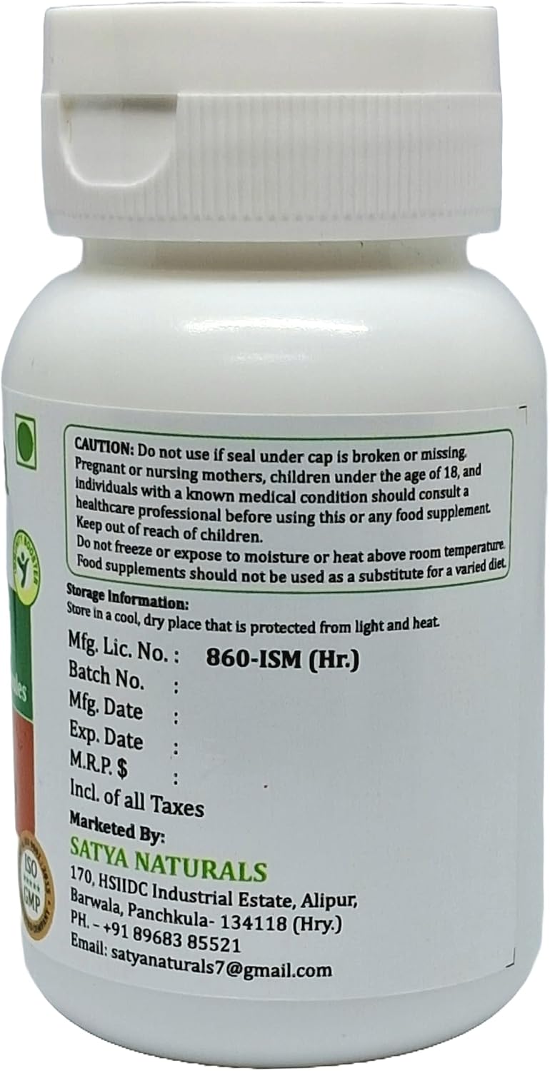 Bhringraj Capsules 500 mg, 60 Capsules (Pack of 4) - görsel 3