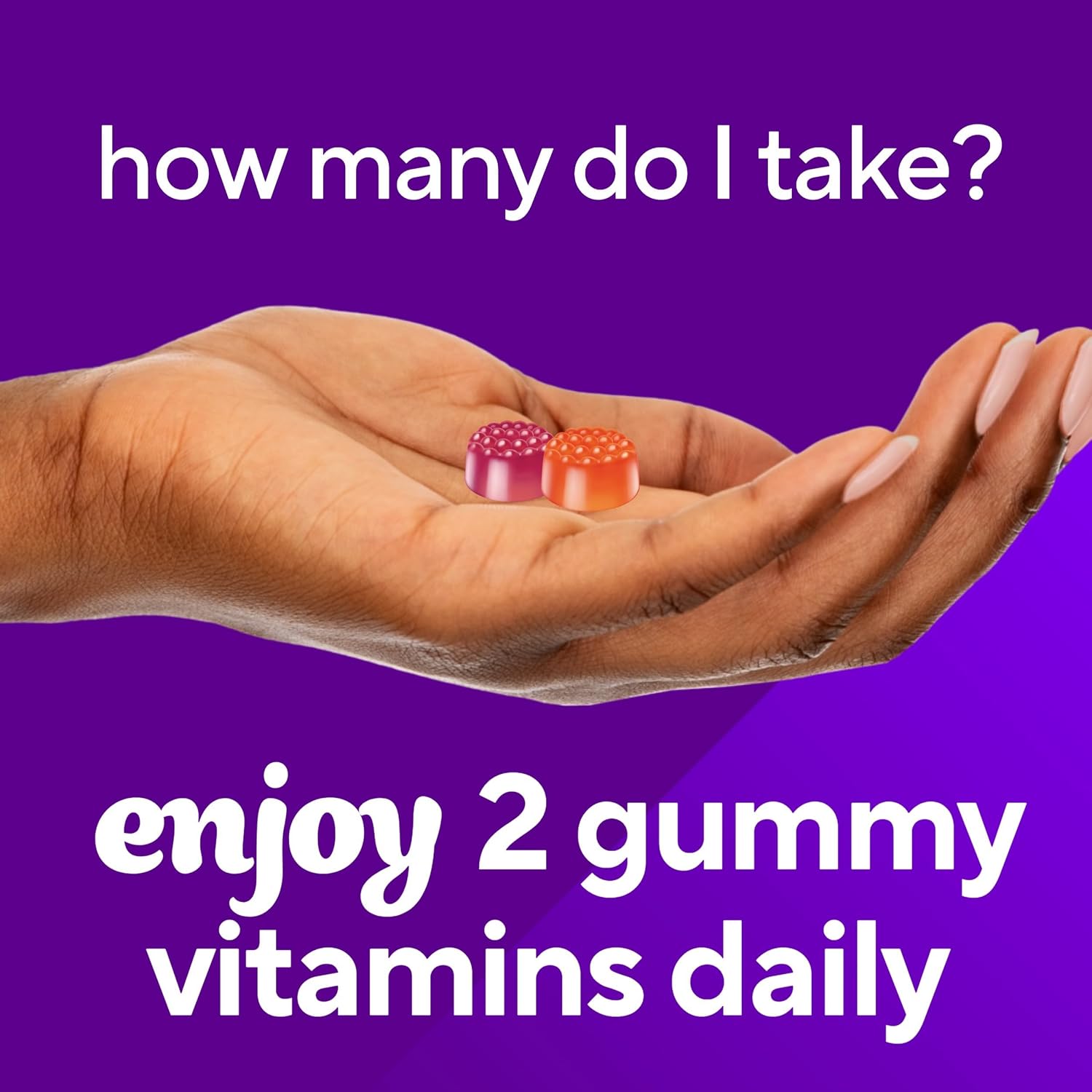Vitafusion Probiotic Gummy Supplements, Raspberry, Peach and Mango, 70 Count - görsel 8