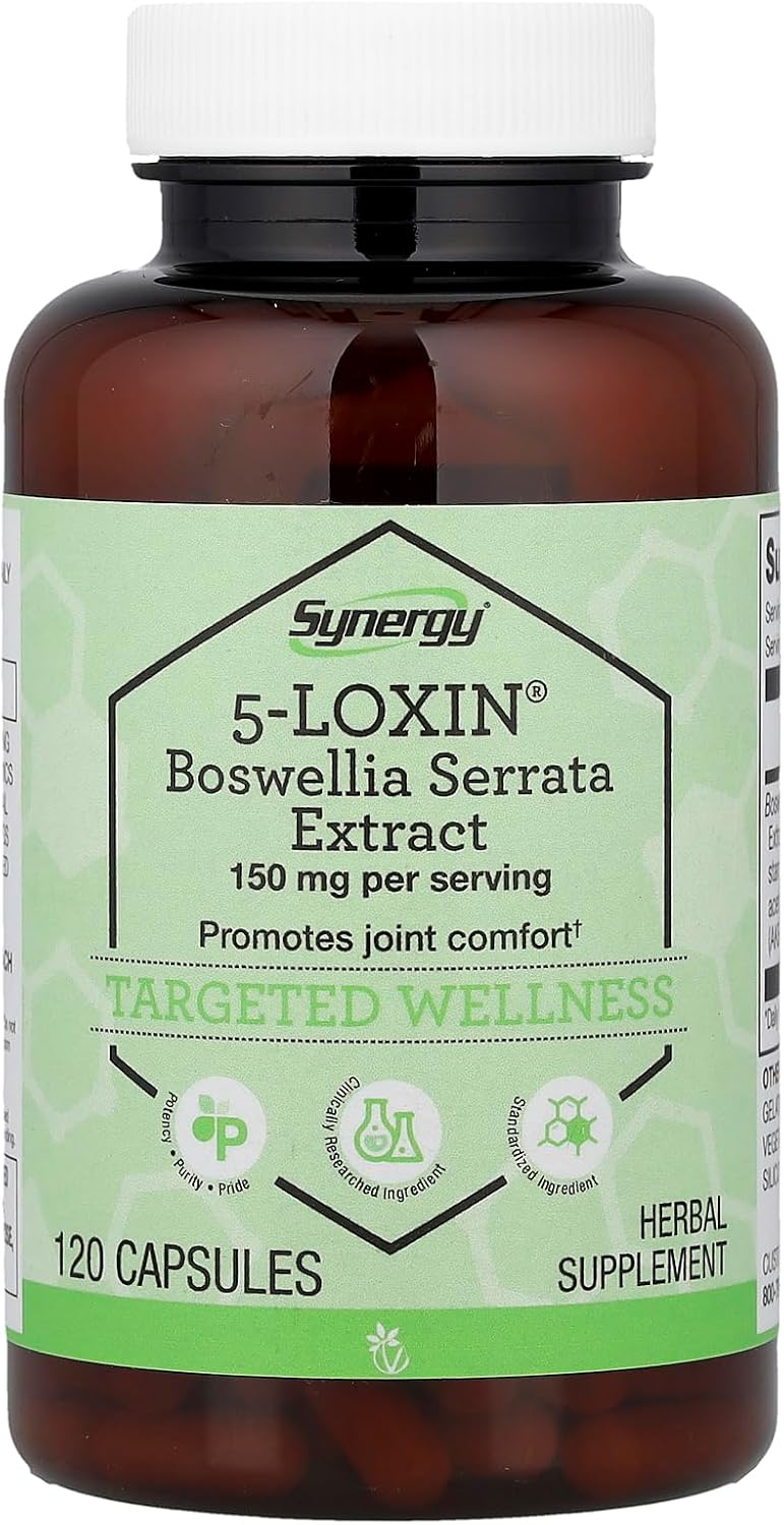 Vitacost Synergy 5-Loxin Boswellia Serrata Extract, 120 Capsules (75 mg per Capsule) - görsel 1