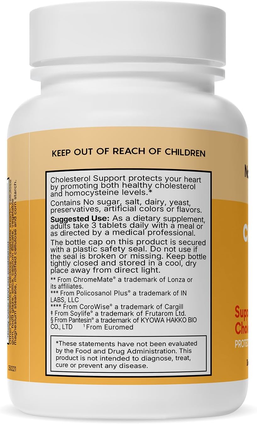 Natural Wellness Cholesterol Support – 90 Tablets - görsel 9