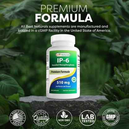 Best Naturals IP-6 510 mg 180 Capsules