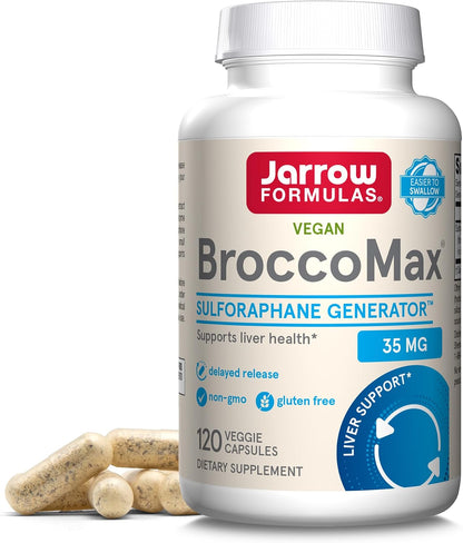 Jarrow Formulae BroccoMax Sulforaphane Generator - 60 Delayed Release Veggie Capsules