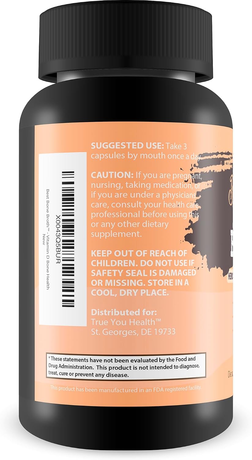 Best Bone Broth Capsules – Bone Health and Immunity Food Supplement - görsel 3