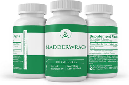 PURE ORIGINAL INGREDIENTS Bladderwrack Food Supplement (100 Capsules)