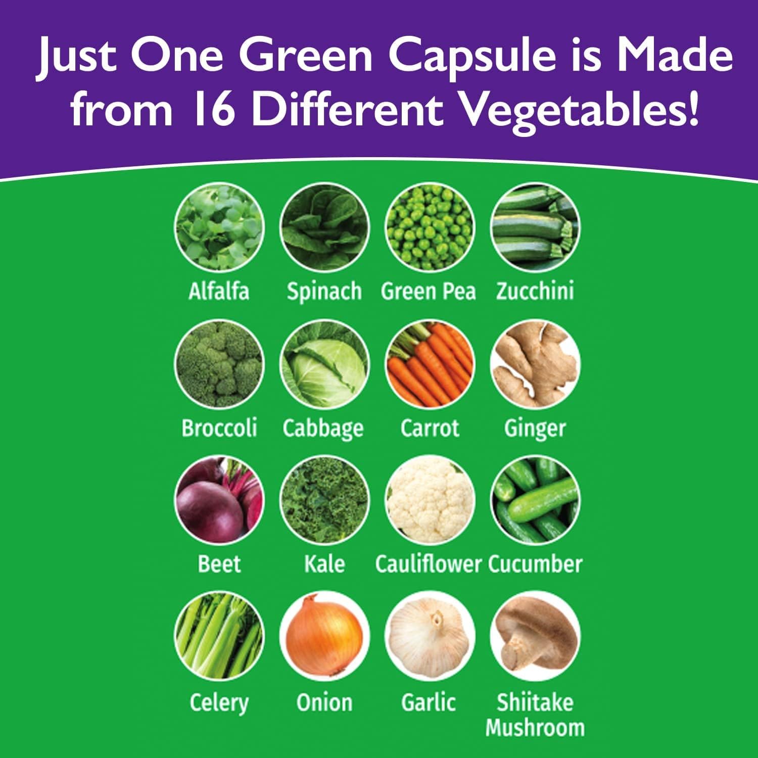 GOVANA Fruits & Vegetables – 16 Fruits & 16 Vegetables with Green Tea & B12 - görsel 7